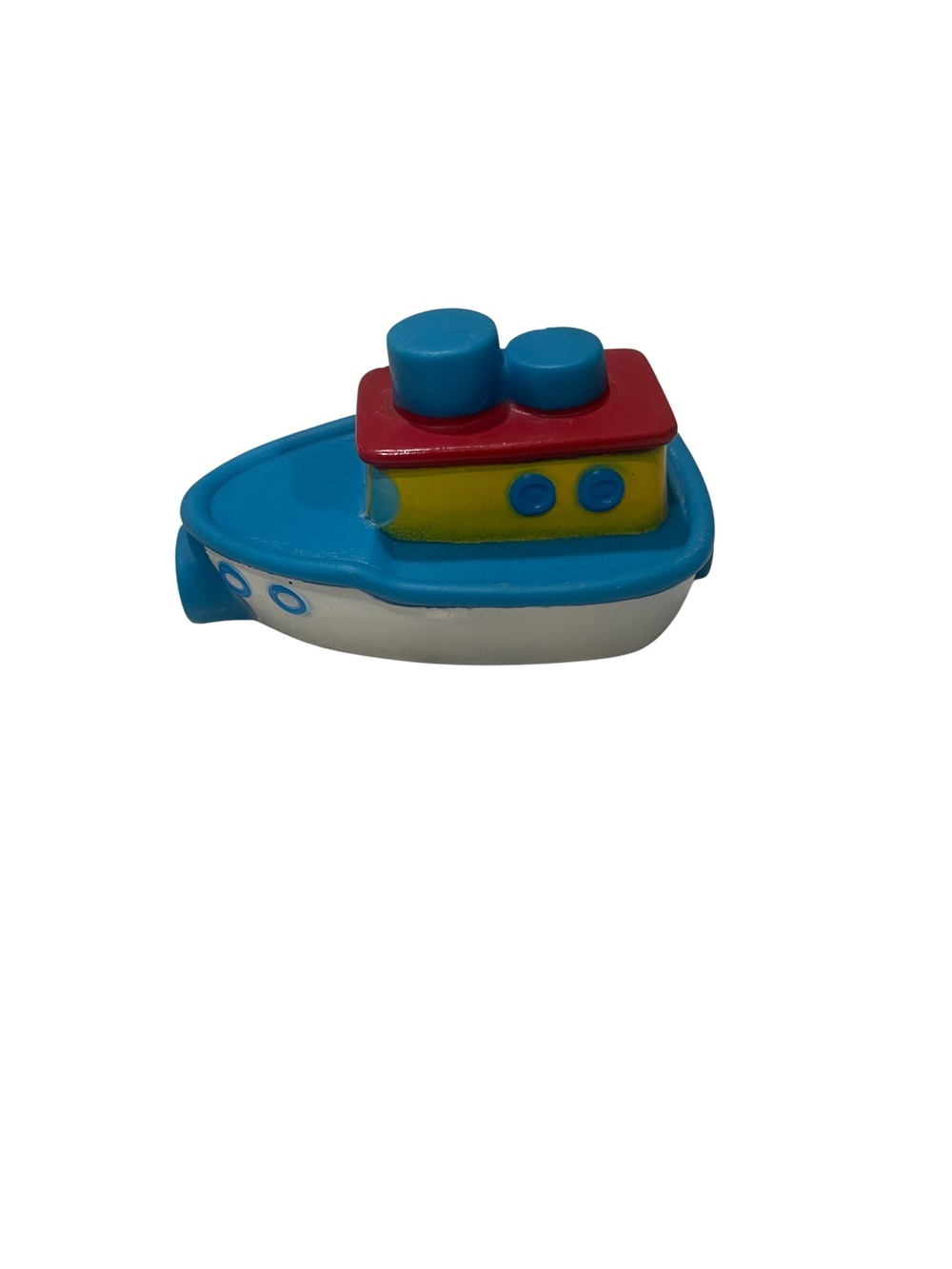 Colorful Blue and Yellow Kids Boat Toy